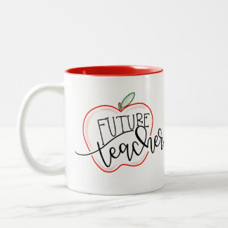 Future Teacher Two-Tone Coffee Mug