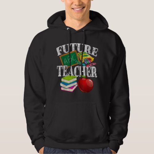 Future Teacher With Canyon And Book Teacher Hoodie