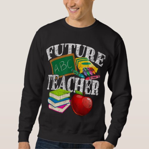 Future Teacher With Canyon And Book Teacher Sweatshirt