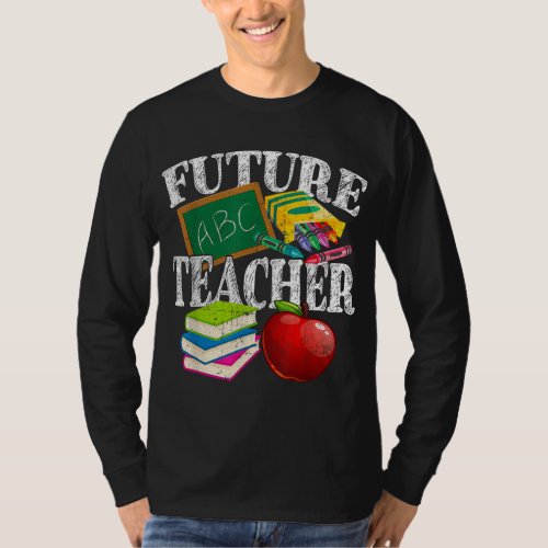 Future Teacher With Canyon And Book Teacher T_Shirt
