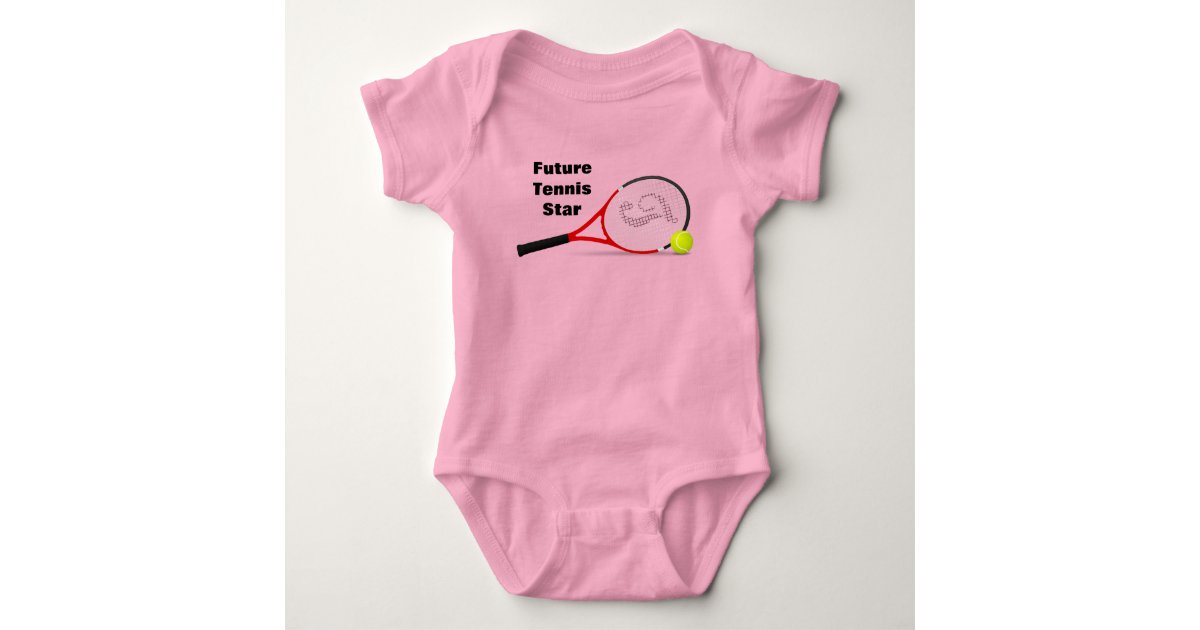 Future Tennis Star Baby Bodysuit Zazzle
