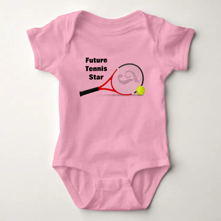 Future Tennis Star Baby Bodysuit Zazzle