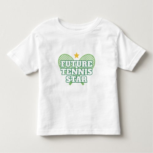 Future tennis star design toddler t_shirt