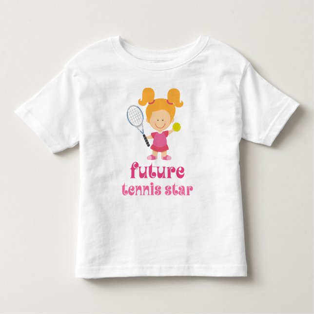Future Tennis Star (Player) Toddler T-shirt (Front)