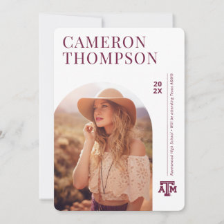 Future Texas A&M Grad | Photo Arch Invitation