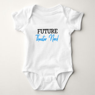Future Theater Nerd Blue Baby Bodysuit