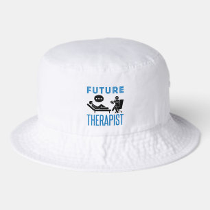 Future Therapist Psychologist Mental Health Bucket Hat