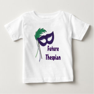 Future Thespian Purple Drama Masquerade Mask Baby T-Shirt