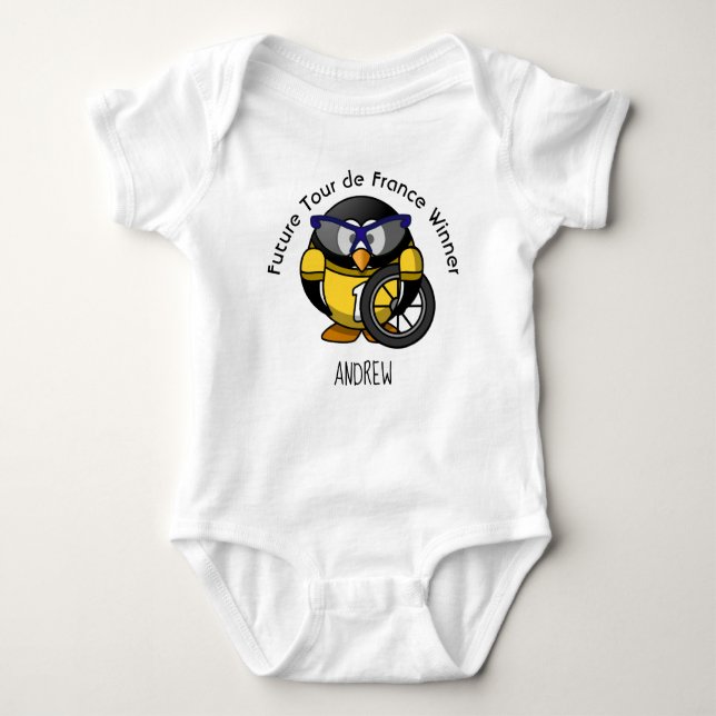 Future Tour de France Winner Baby Bodysuit (Front)
