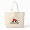 "Future Tractor Driver's Stuff" Baby Bag: Red