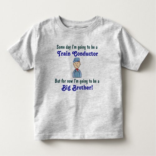 Future Train Conductor Big Brother Shirt