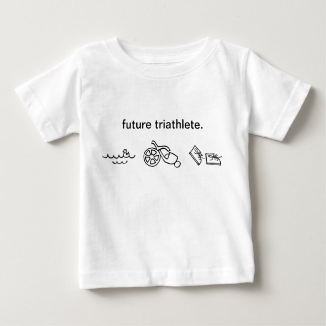 future triathlete. baby T-Shirt (Front)