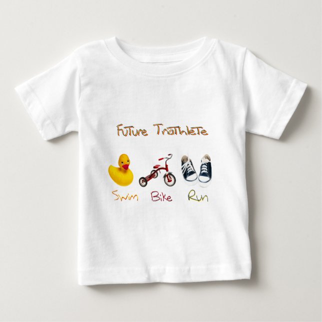 Future Triathlete Baby T-Shirt (Front)