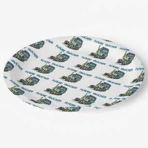 Future Trucker Paper Plates
