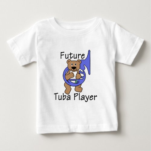 Future Tuba Player Bear Baby T_Shirt