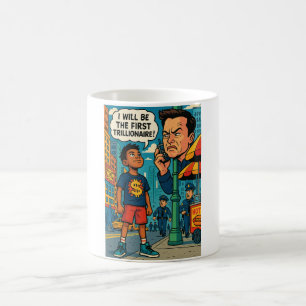 Future Tycoon Retro Pop Art Motivation Mug