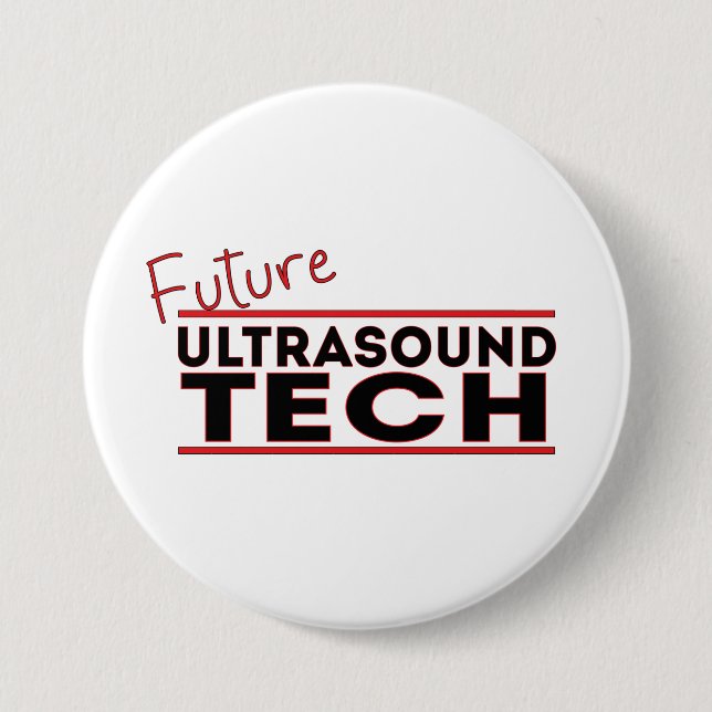 Future Ultrasound Tech Button (Front)