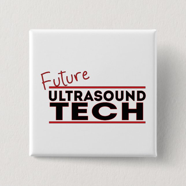 Future Ultrasound Tech Button (Front)