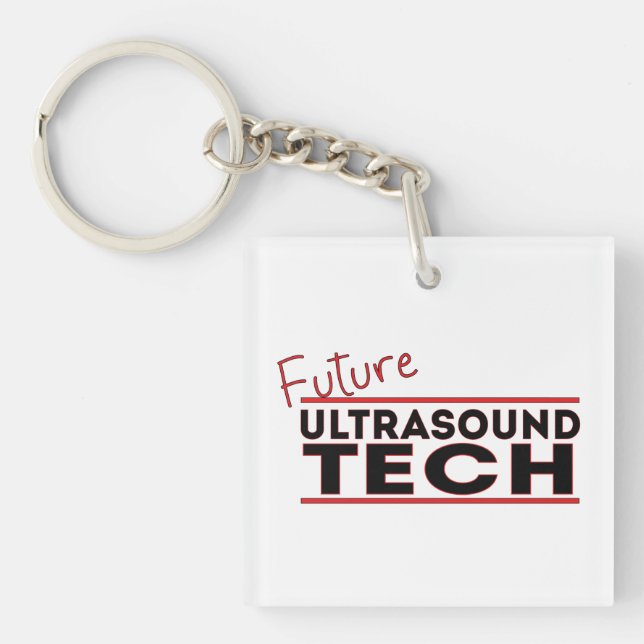 Future Ultrasound Tech Keychain (Front)