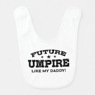 Future Umpire Like My Daddy Baby Bib