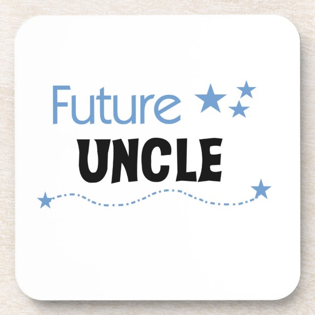 Future Uncle Gifts Coaster (Front)