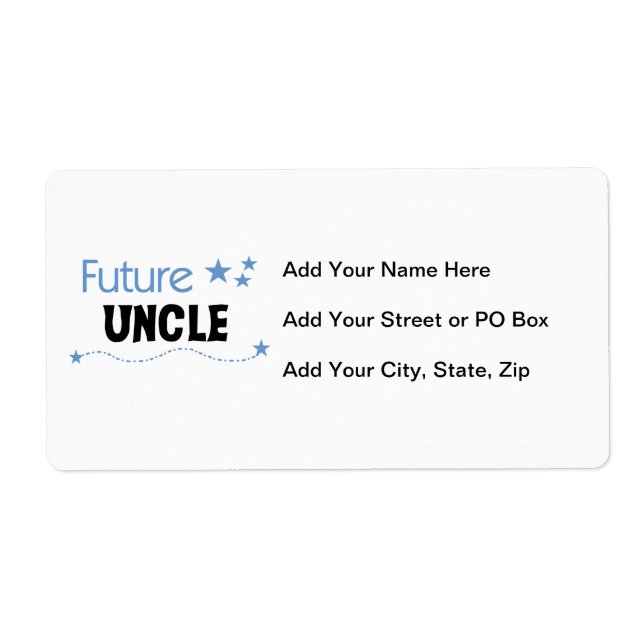 Future Uncle Gifts Label (Front)