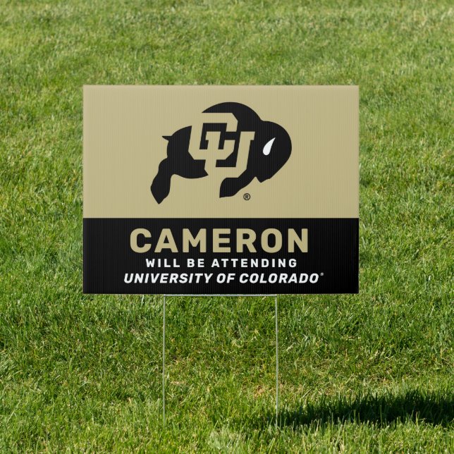 Future University of Colorado Graduate Sign (Insitu)