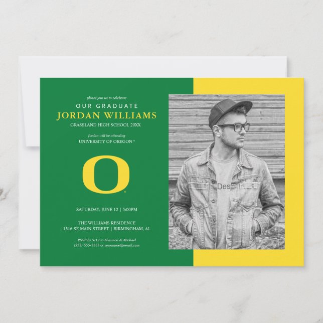 Future University of Oregon Grad Announcement (Front)