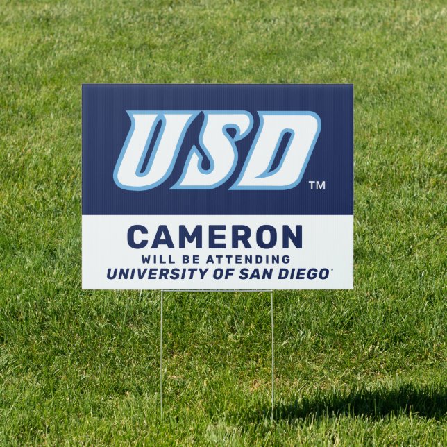 Future University of San Diego Graduate Sign (Insitu)