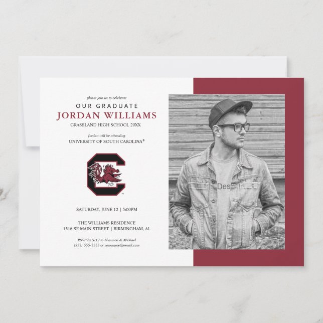 Future University of South Carolina Grad Announcement (Front)
