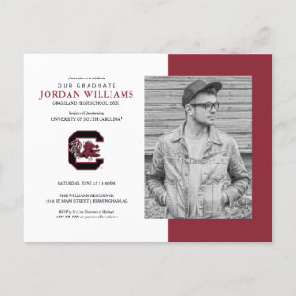 Future University of South Carolina Grad Announcement Postcard