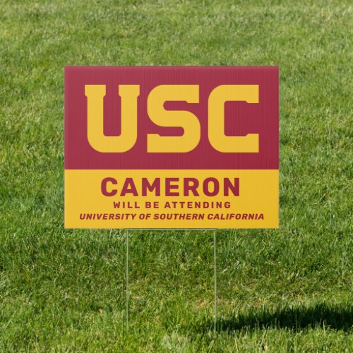 Future USC Grad Sign