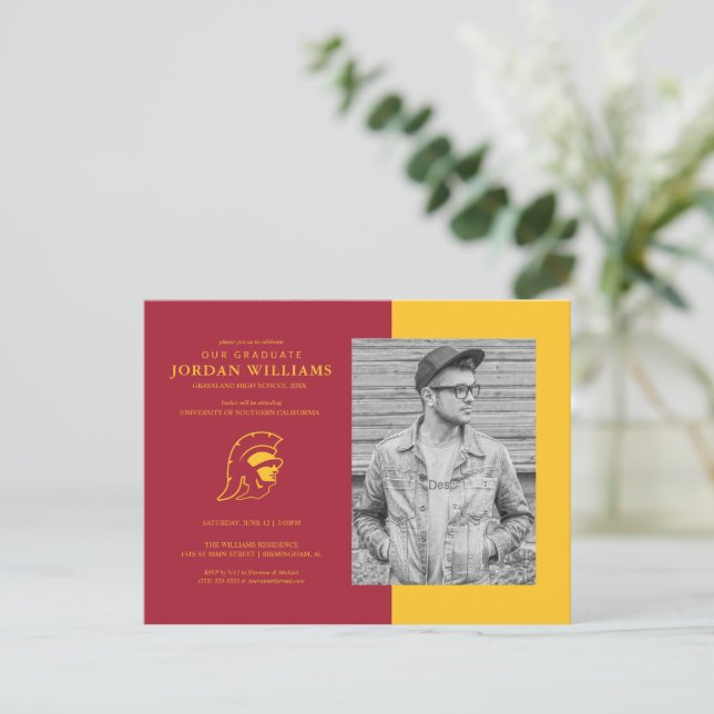 Future USC Graduate Announcement Postcard
