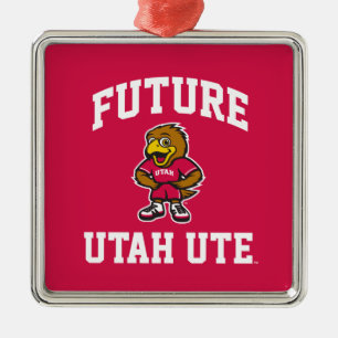 Future Utah Ute Metal Ornament
