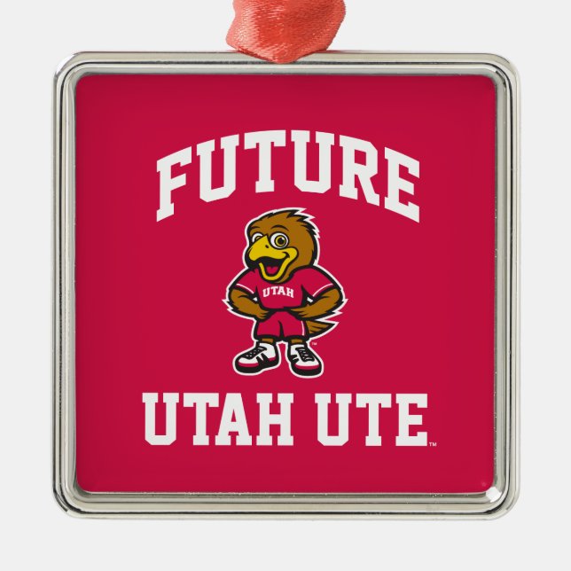 Future Utah Ute Metal Ornament (Front)