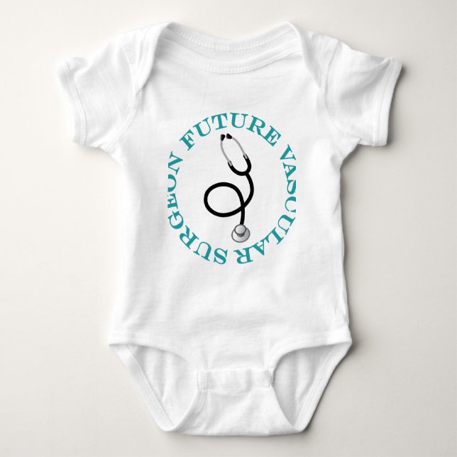Future Vascular surgeon Baby Bodysuit (Front)