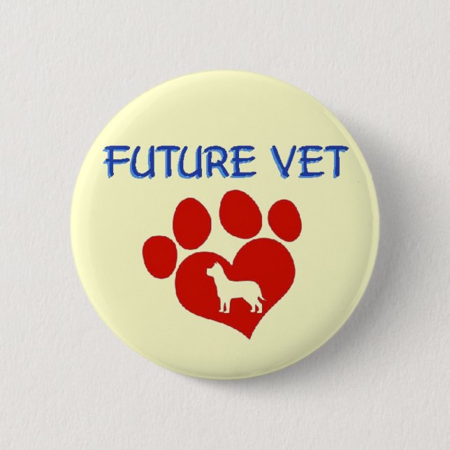 Future Vet - Dog Button (Front)