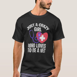 Future Vet Girls Women Veterinarian Vet Tech Vet T-Shirt