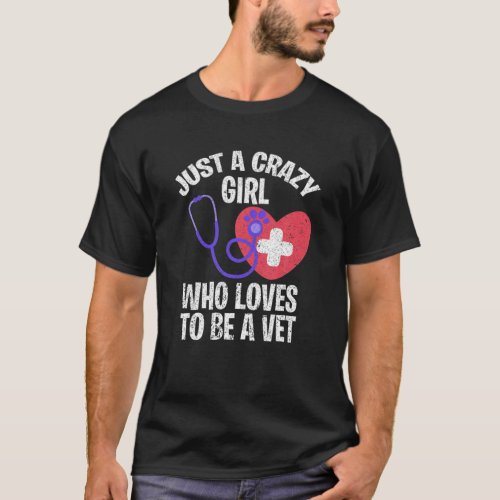 Future Vet Girls Women Veterinarian Vet Tech Vet T_Shirt