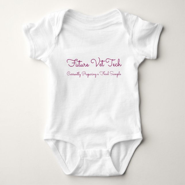 Future Vet Tech Baby Bodysuit (Front)
