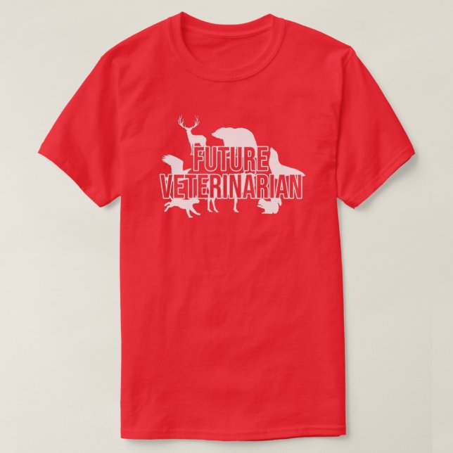 Future Veterinarian best veterinarianveterinarian  T-Shirt (Design Front)