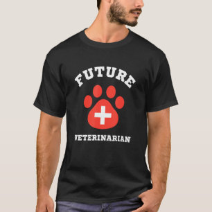 Future Veterinarian Boys Girls Kids Animal Doctor T-Shirt