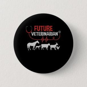 Future Veterinarian Button