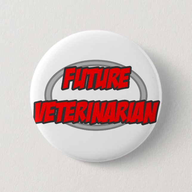 Future Veterinarian Button (Front)
