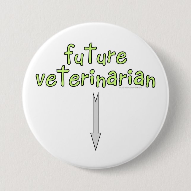 future veterinarian button (Front)