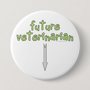 future veterinarian button