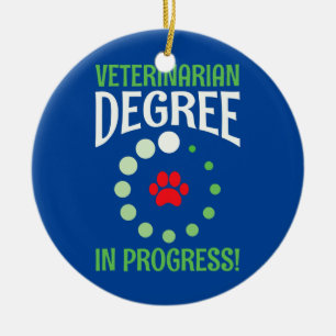 Future Veterinarian Doctor Animals Lover Ceramic Ornament