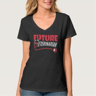 Future Veterinarian Doctor Animals  Veterinarians  T-Shirt