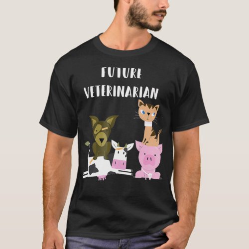 Future Veterinarian Funny Animal Lover T_Shirt