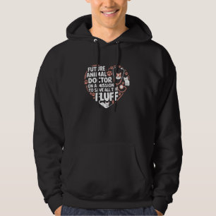 Future Veterinarian Future Vet Veterinary Costume Hoodie